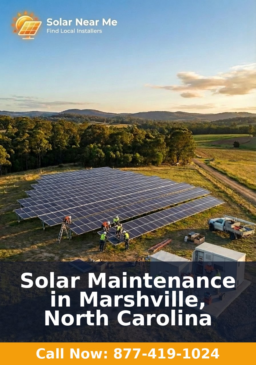 Solar Maintenance in Marshville, North Carolina
