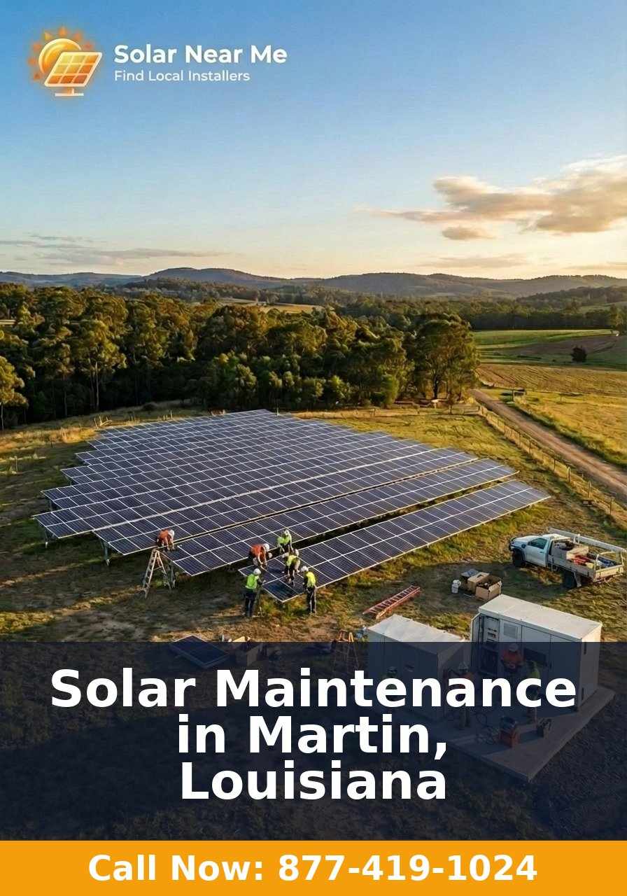 Solar Maintenance in Martin, Louisiana