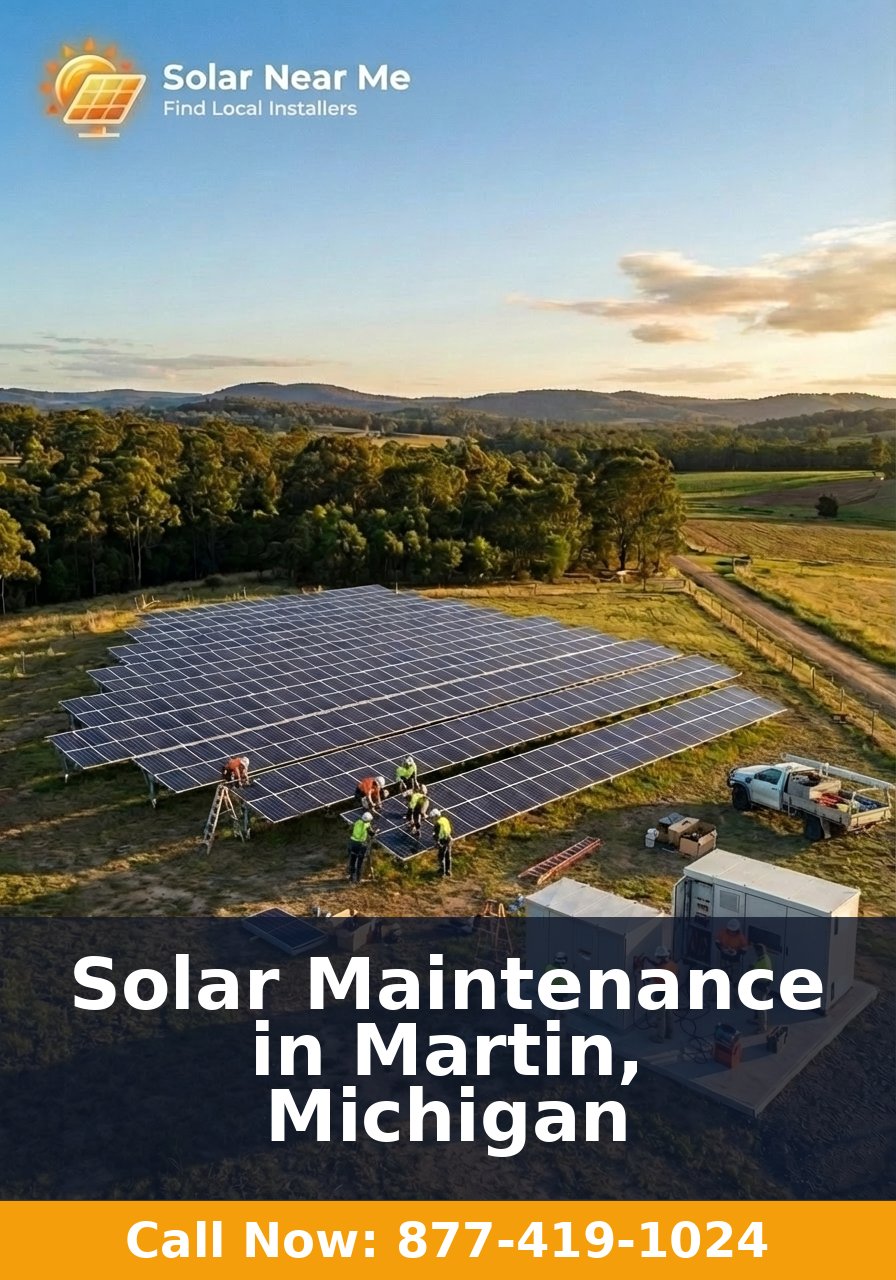 Solar Maintenance in Martin, Michigan