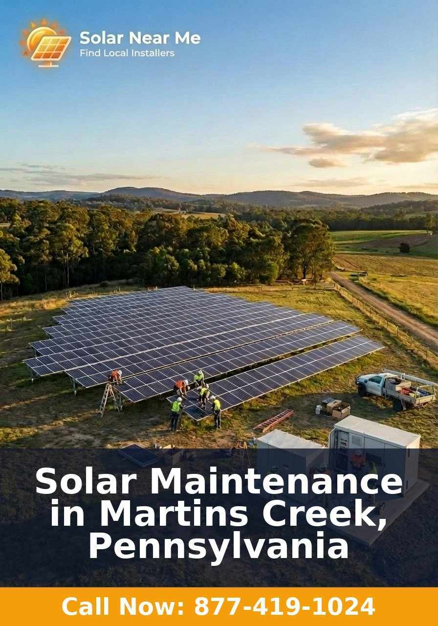 Solar Maintenance in Martins Creek, Pennsylvania