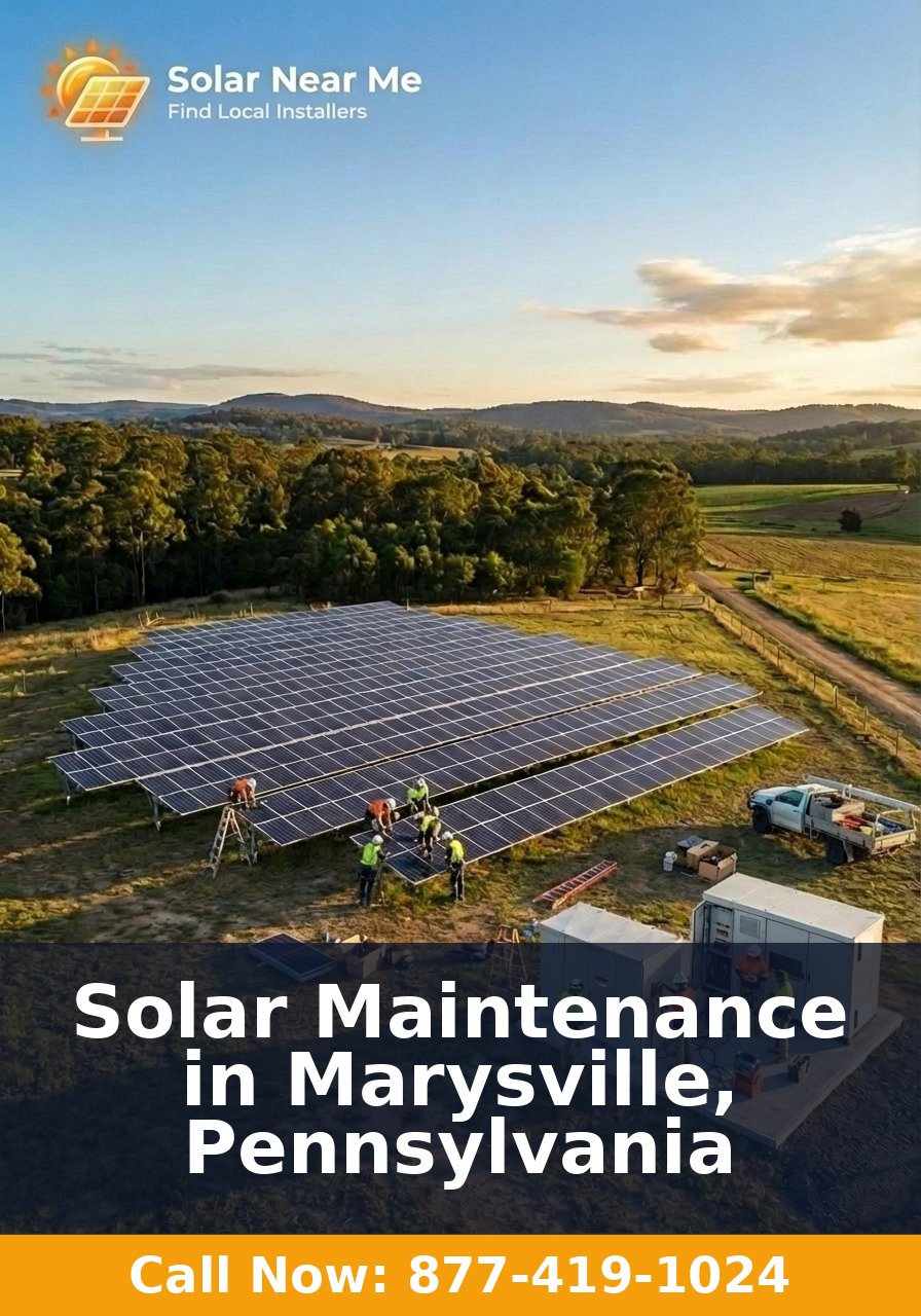 Solar Maintenance in Marysville, Pennsylvania