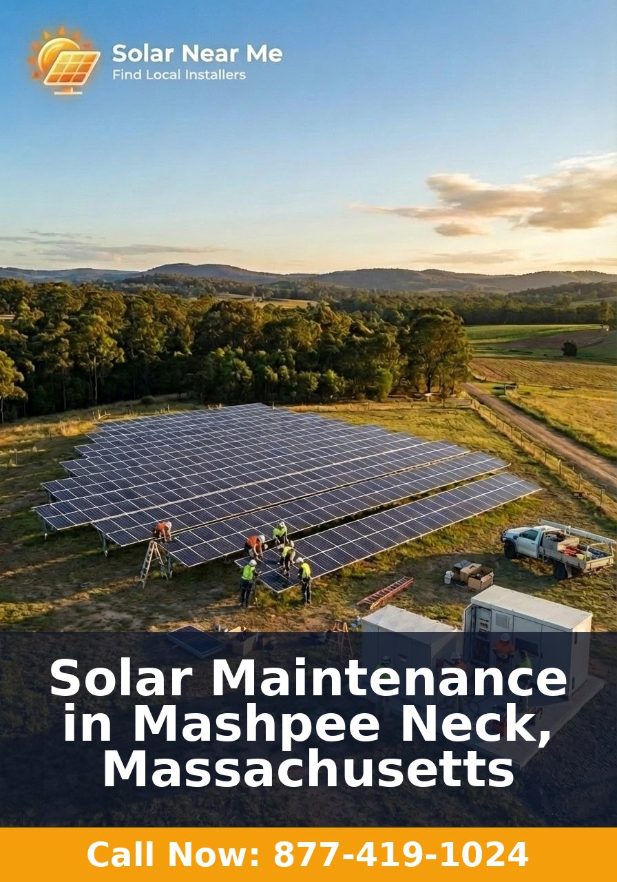 Solar Maintenance in Mashpee Neck, Massachusetts