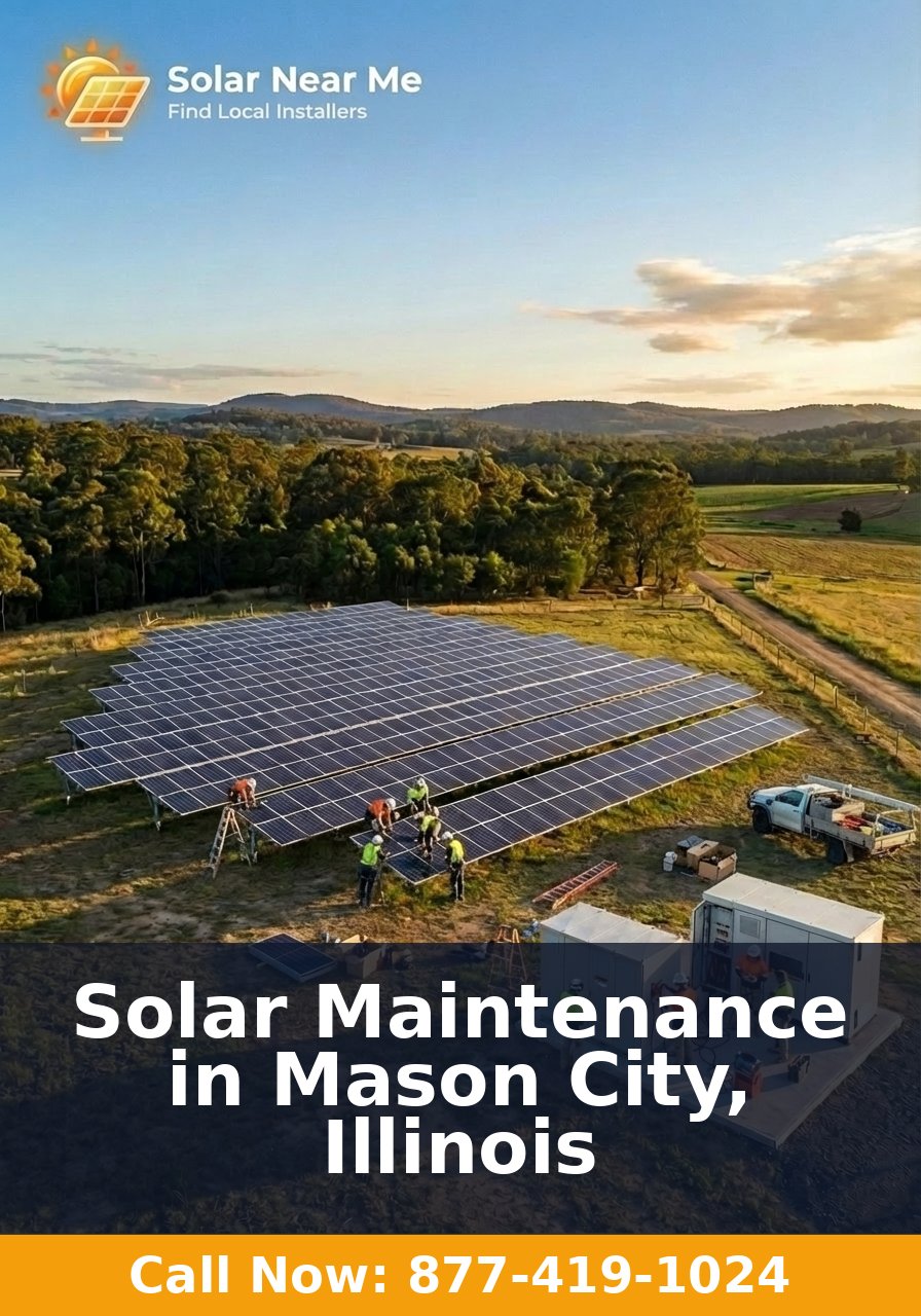 Solar Maintenance in Mason City, Illinois