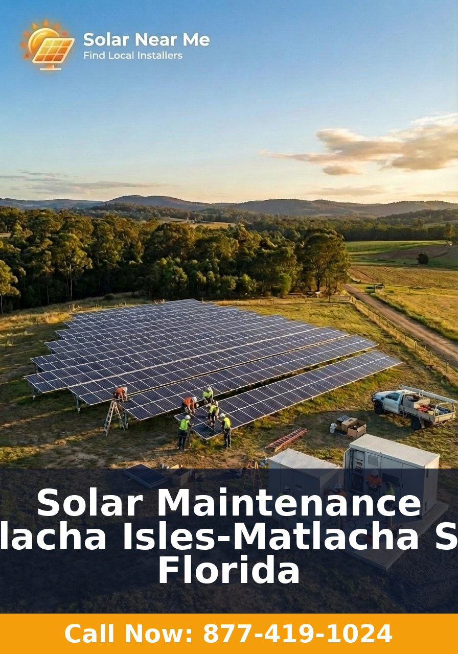 Solar Maintenance in Matlacha Isles-Matlacha Shores, Florida