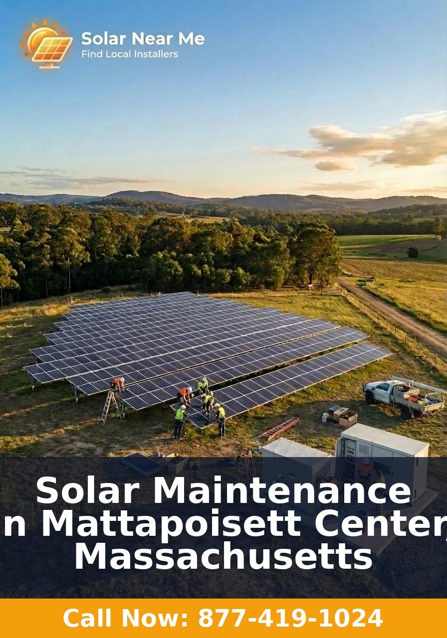 Solar Maintenance in Mattapoisett Center, Massachusetts