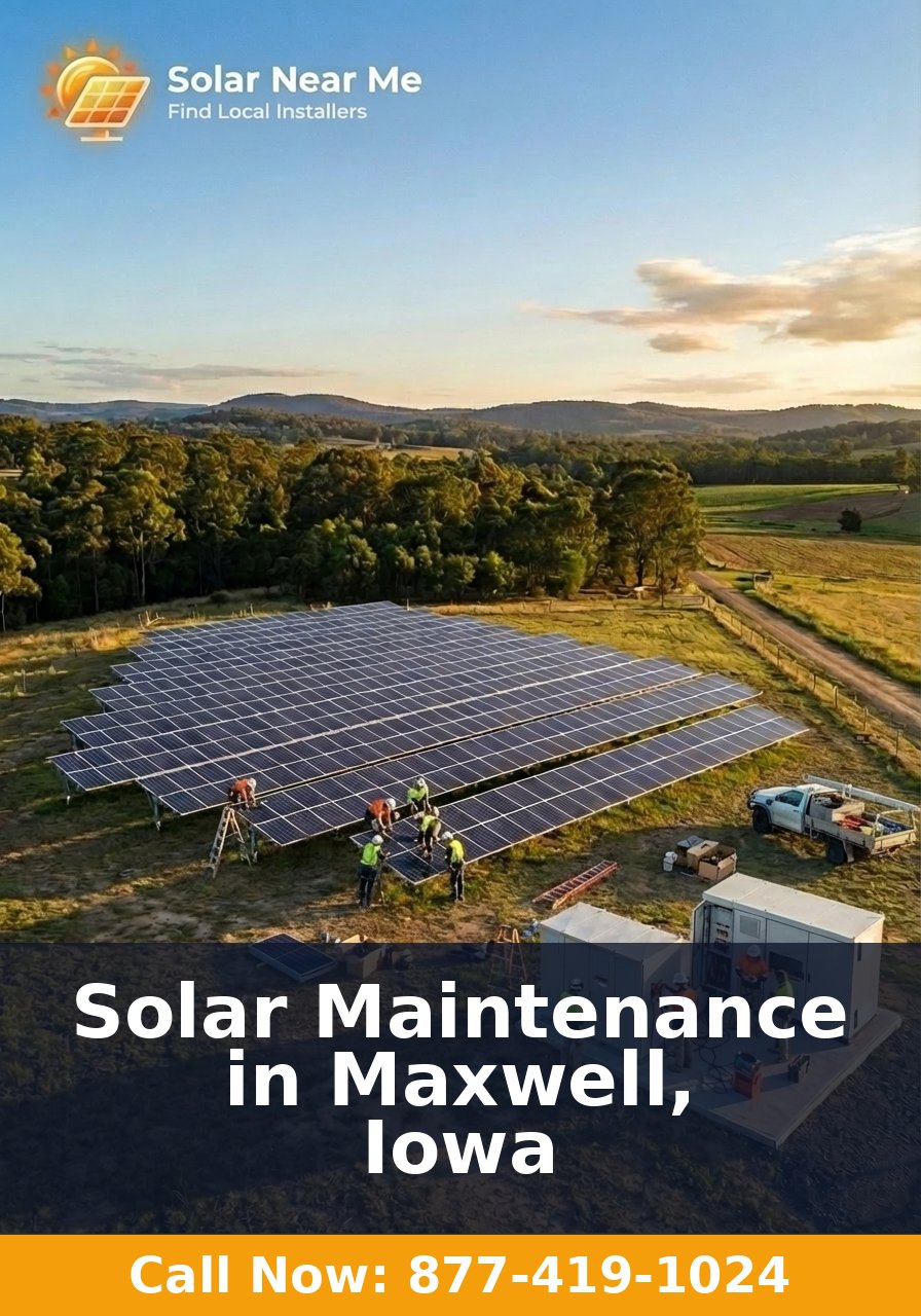 Solar Maintenance in Maxwell, Iowa