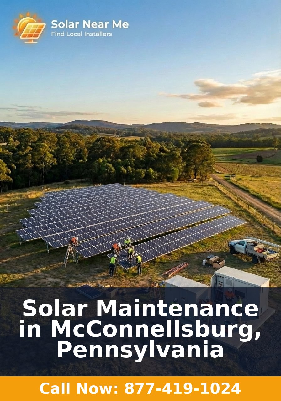 Solar Maintenance in McConnellsburg, Pennsylvania