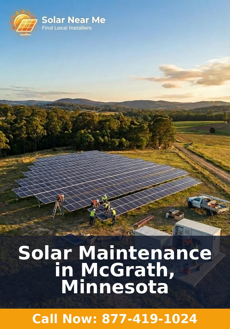Solar Maintenance in McGrath, Minnesota