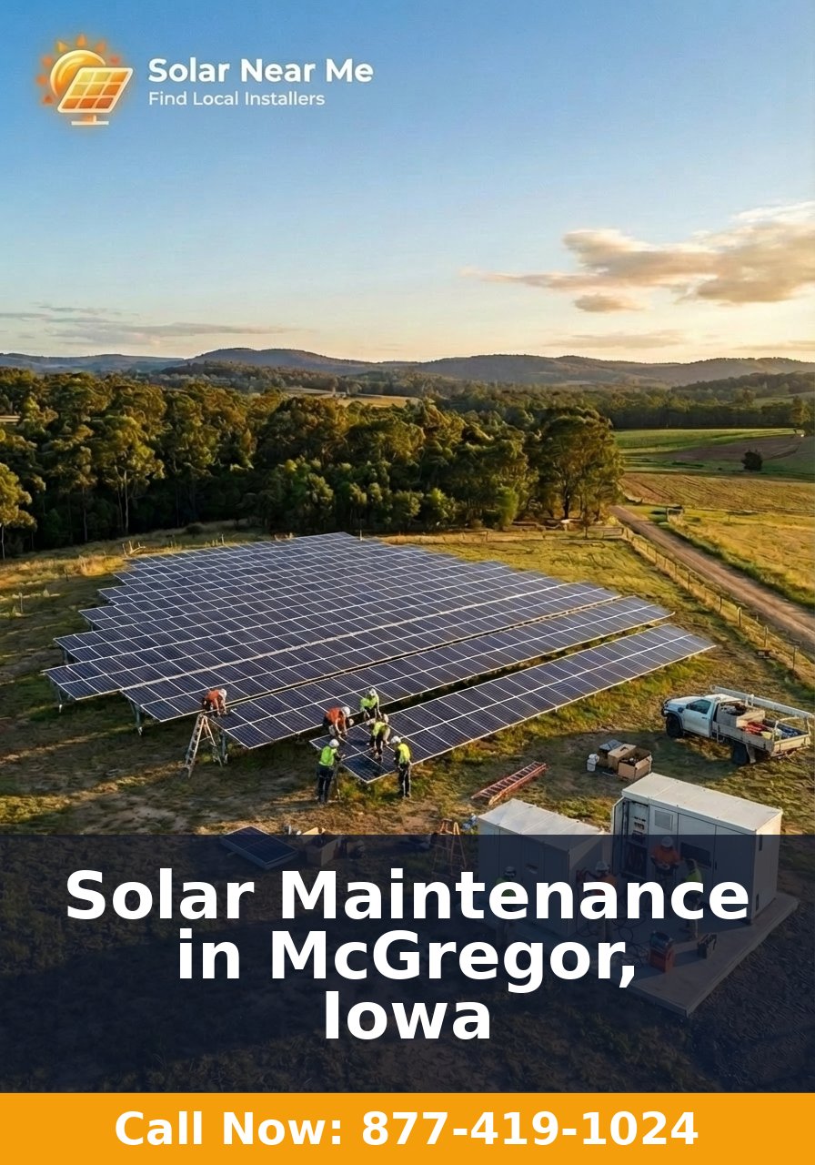 Solar Maintenance in McGregor, Iowa
