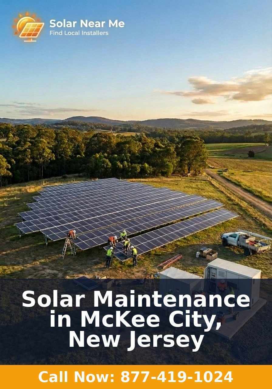 Solar Maintenance in McKee City, New Jersey