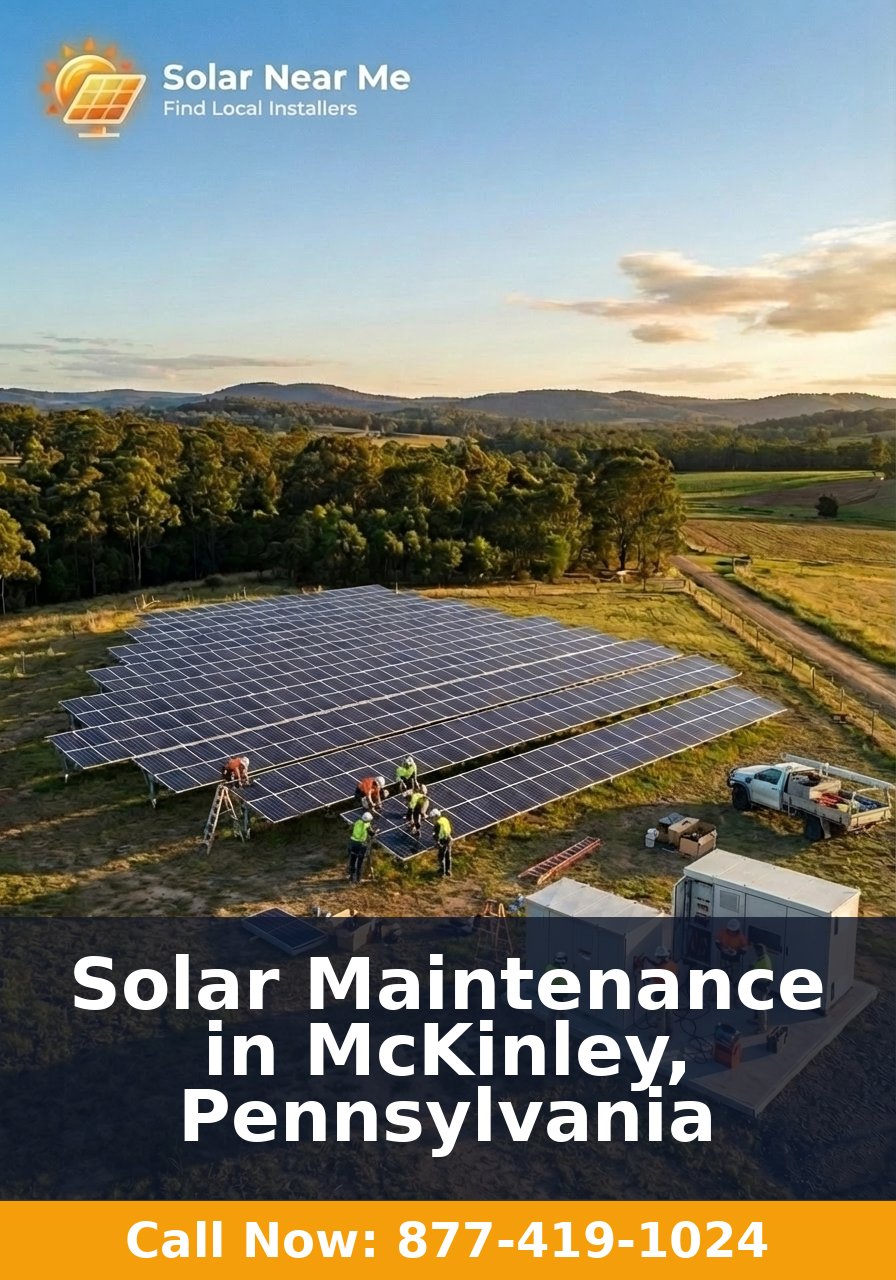 Solar Maintenance in McKinley, Pennsylvania