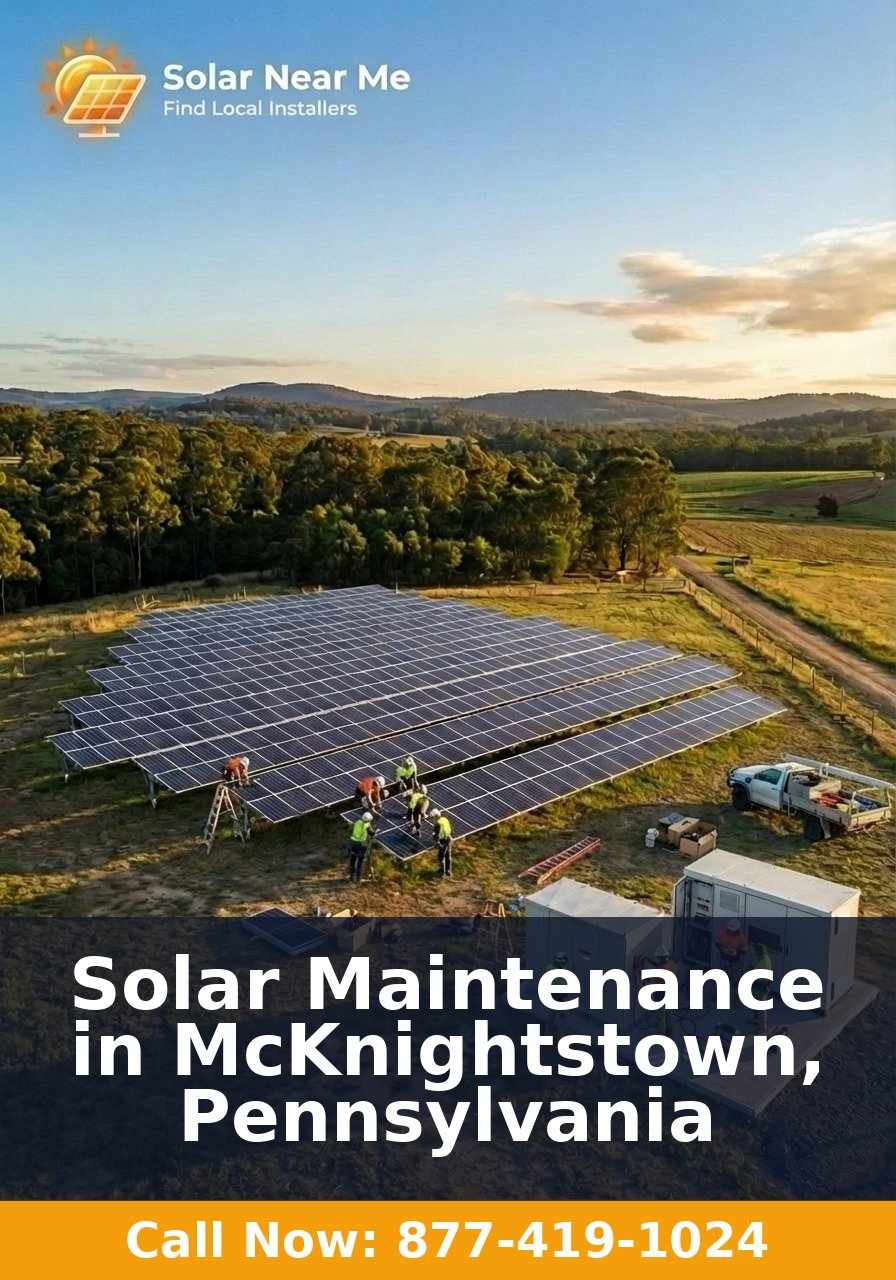 Solar Maintenance in McKnightstown, Pennsylvania