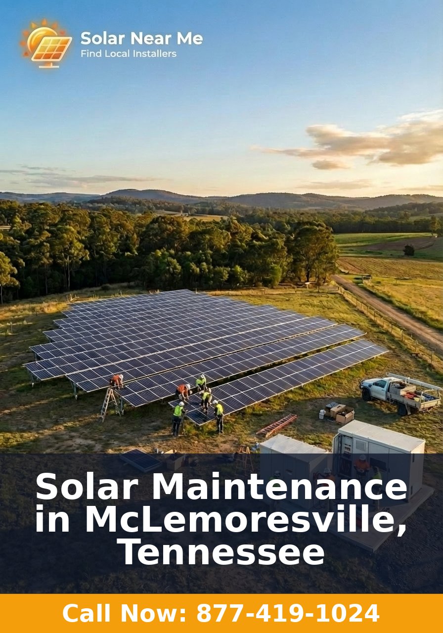 Solar Maintenance in McLemoresville, Tennessee