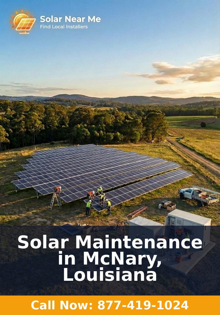 Solar Maintenance in McNary, Louisiana