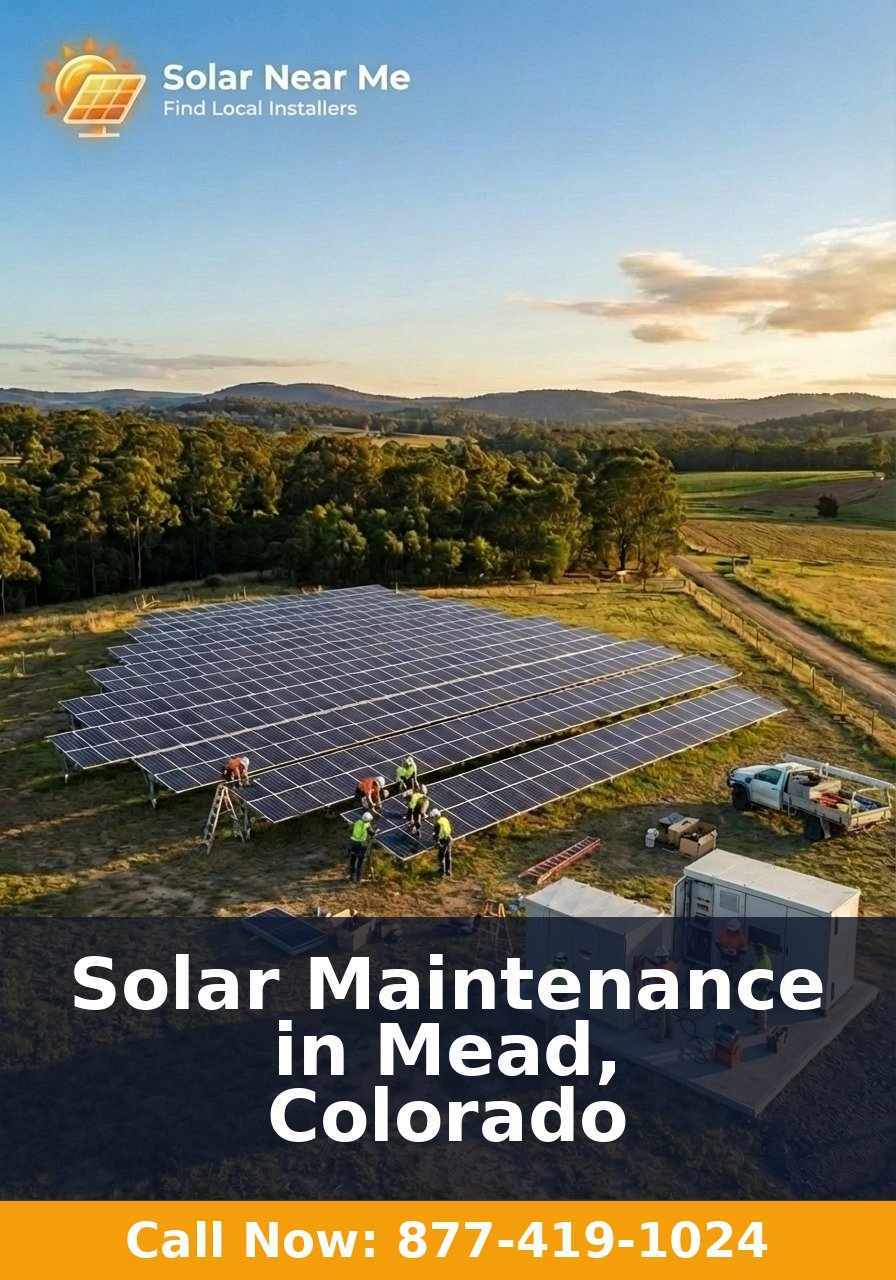 Solar Maintenance in Mead, Colorado