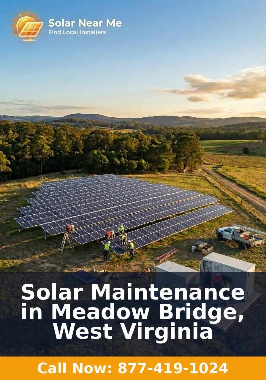 Solar Maintenance in Meadow Bridge, West Virginia