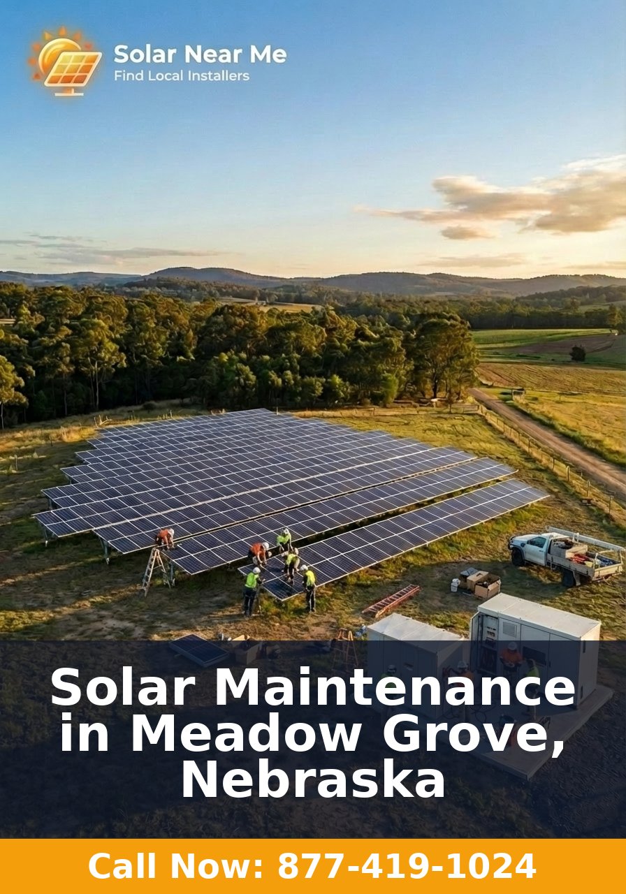 Solar Maintenance in Meadow Grove, Nebraska