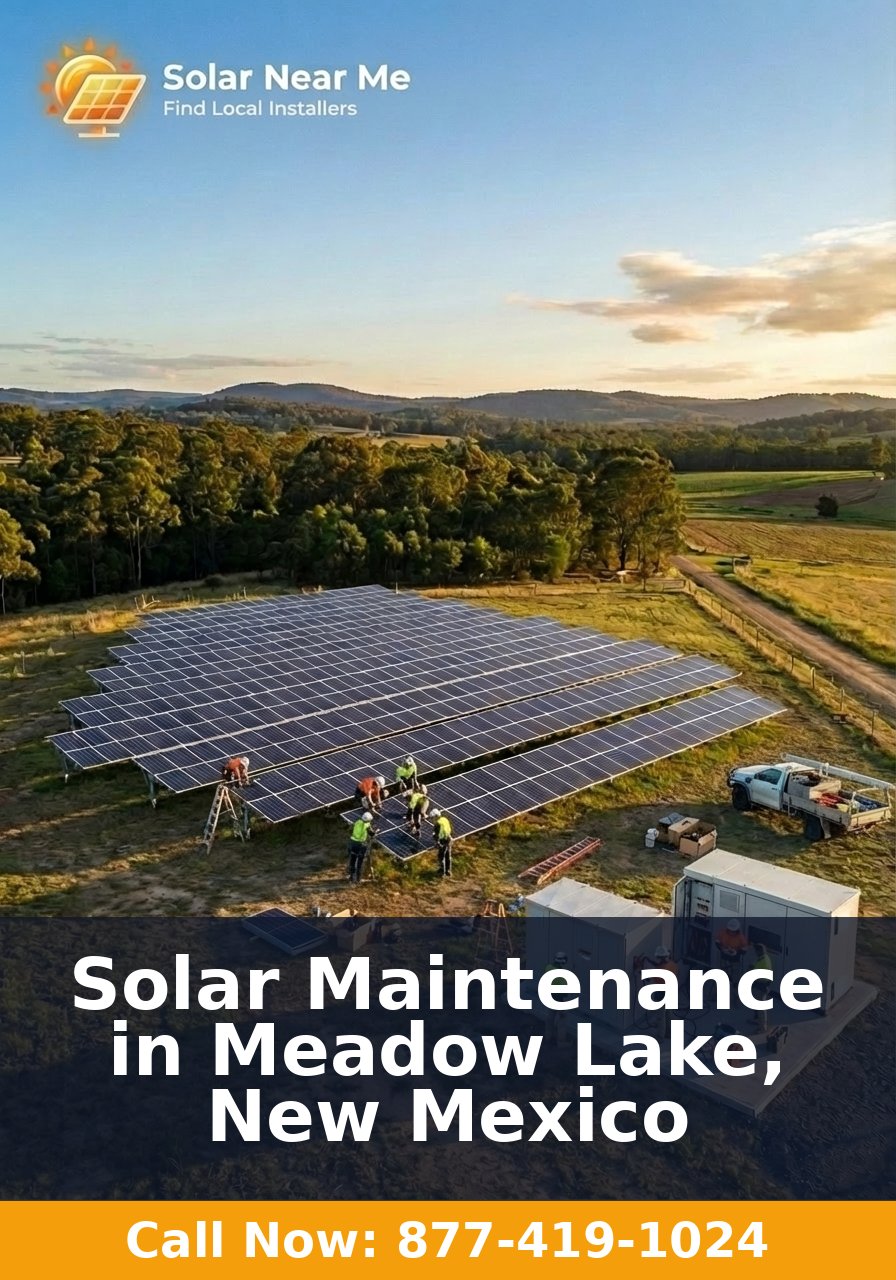 Solar Maintenance in Meadow Lake, New Mexico