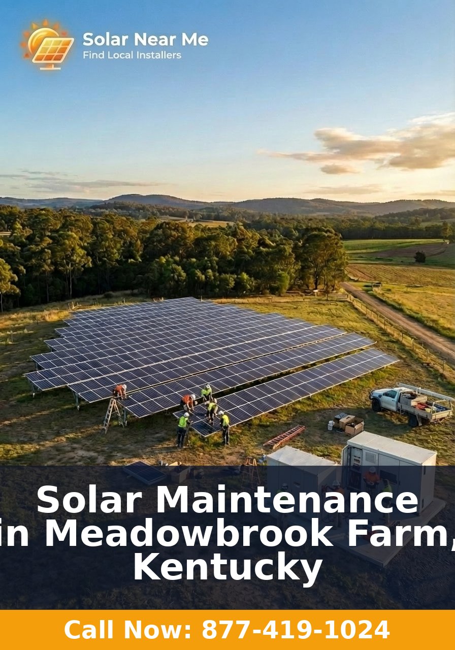 Solar Maintenance in Meadowbrook Farm, Kentucky