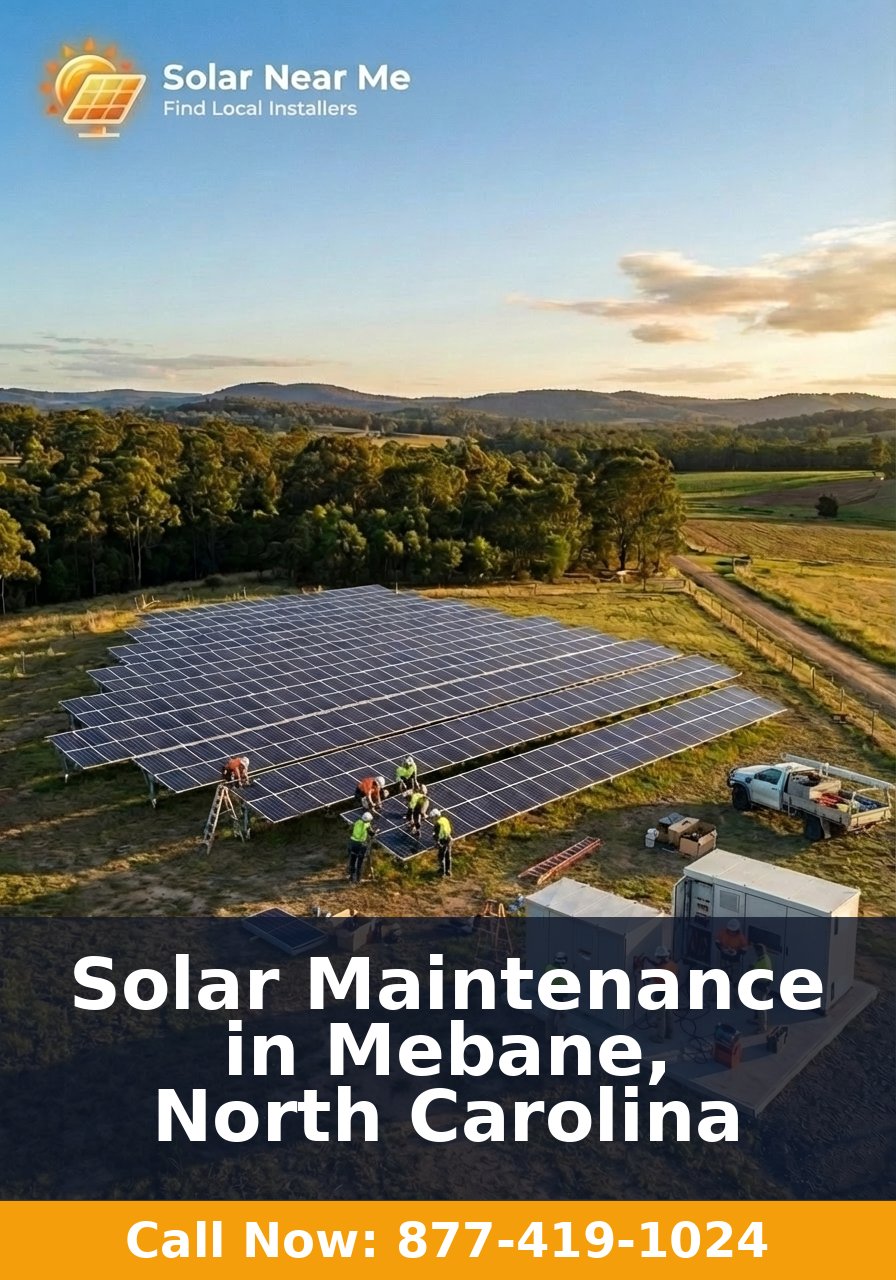 Solar Maintenance in Mebane, North Carolina