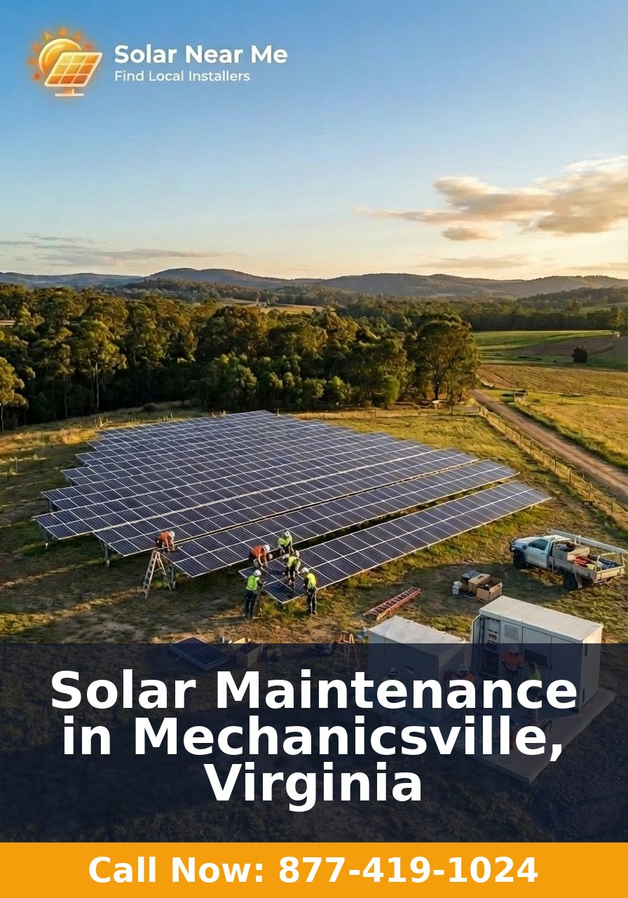 Solar Maintenance in Mechanicsville, Virginia