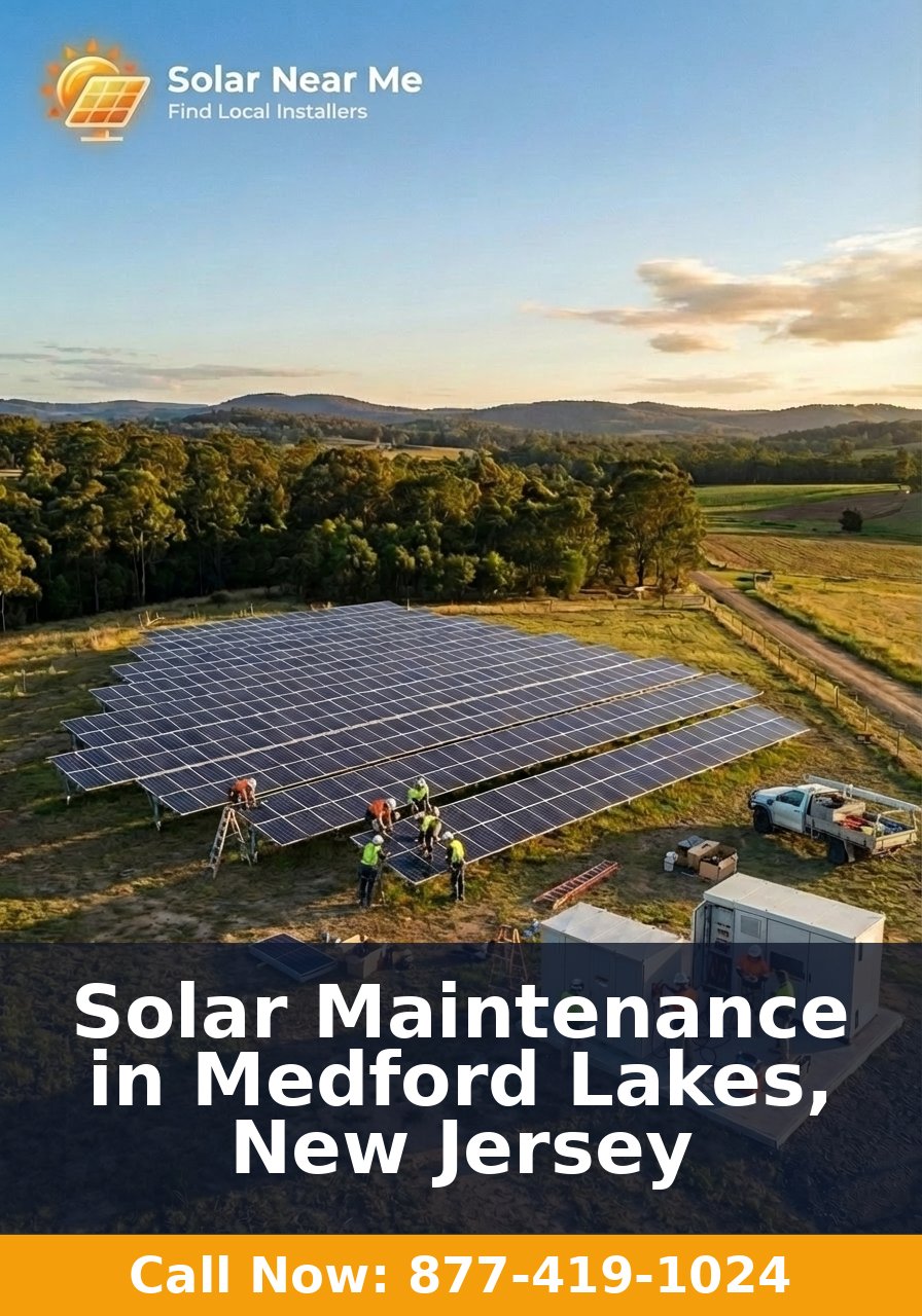 Solar Maintenance in Medford Lakes, New Jersey