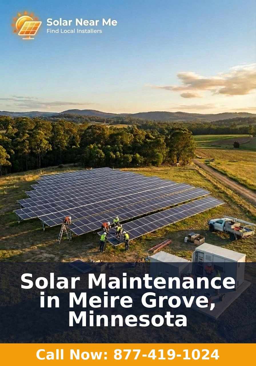 Solar Maintenance in Meire Grove, Minnesota