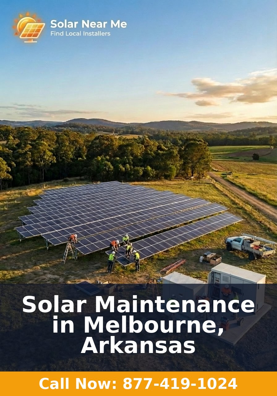 Solar Maintenance in Melbourne, Arkansas