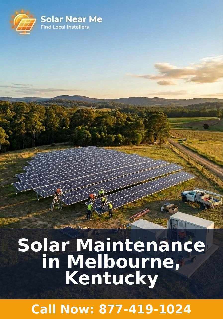Solar Maintenance in Melbourne, Kentucky