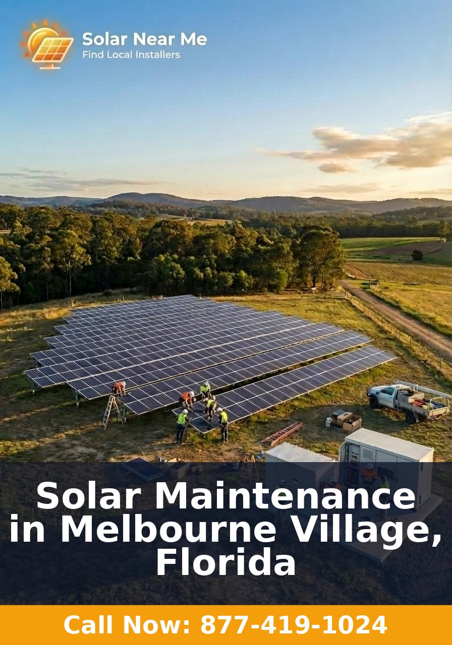 Solar Maintenance in Melbourne Village, Florida