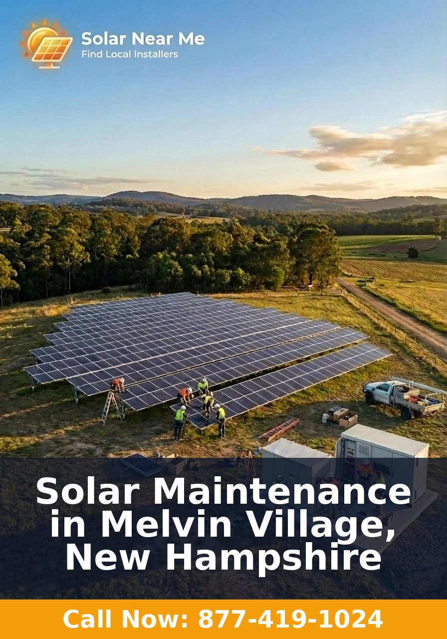 Solar Maintenance in Melvin Village, New Hampshire