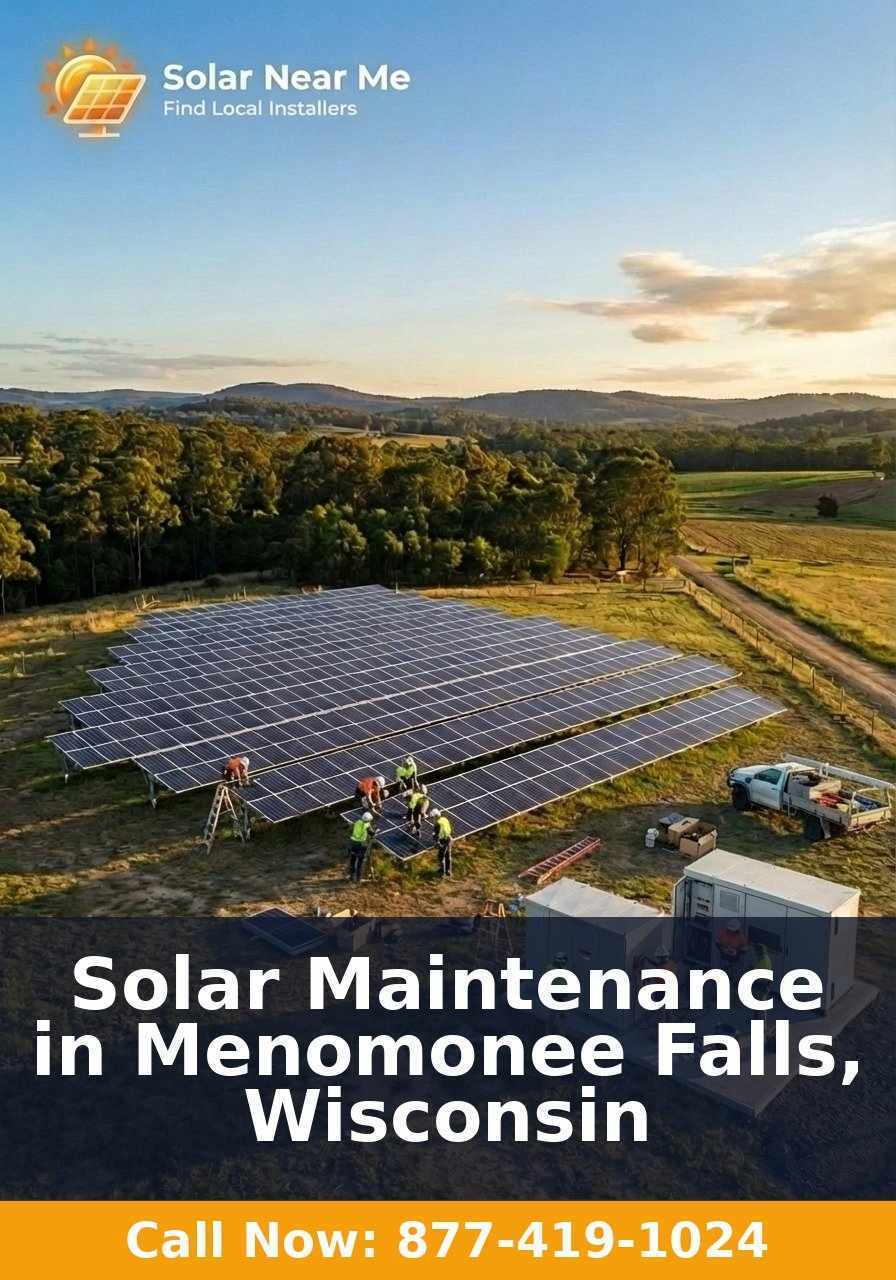 Solar Maintenance in Menomonee Falls, Wisconsin