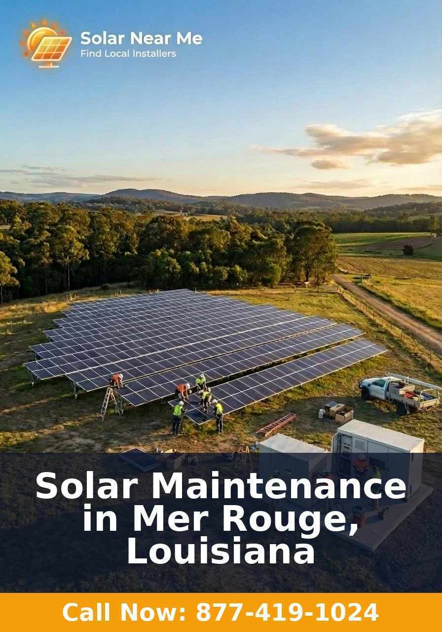 Solar Maintenance in Mer Rouge, Louisiana