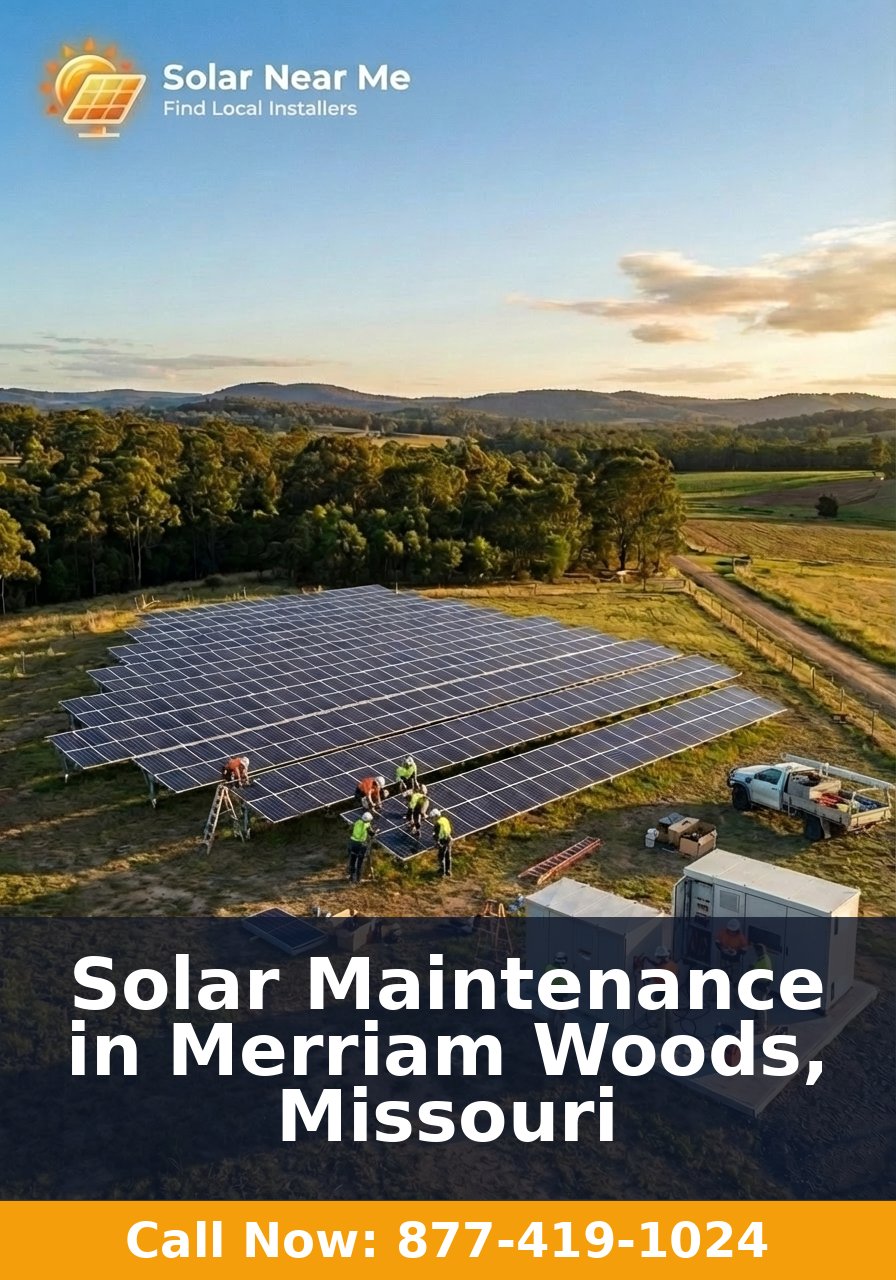 Solar Maintenance in Merriam Woods, Missouri
