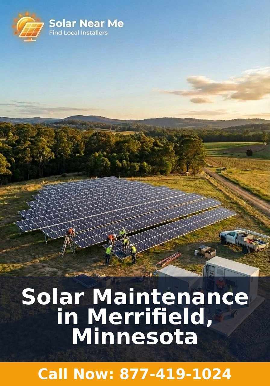 Solar Maintenance in Merrifield, Minnesota