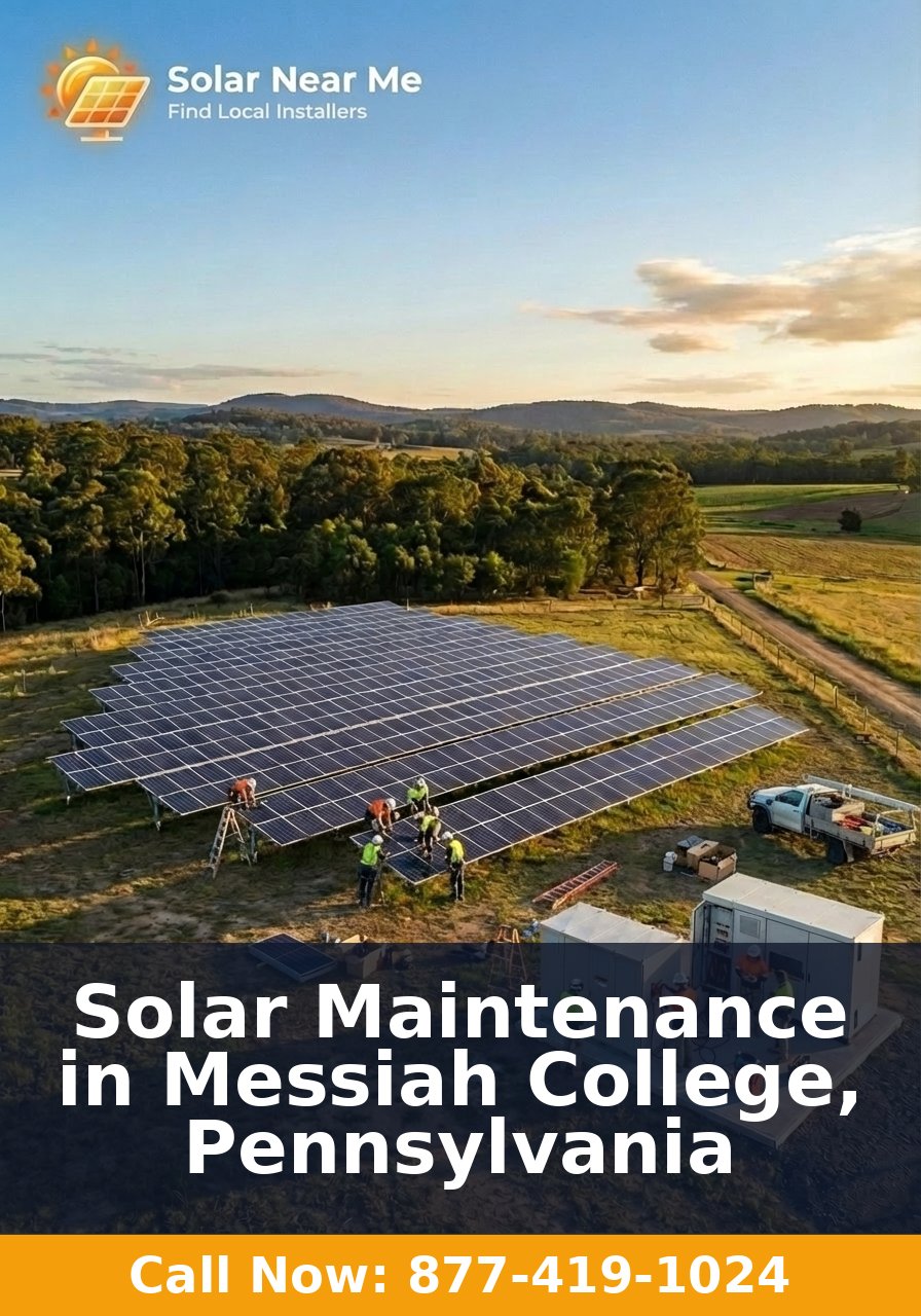 Solar Maintenance in Messiah College, Pennsylvania