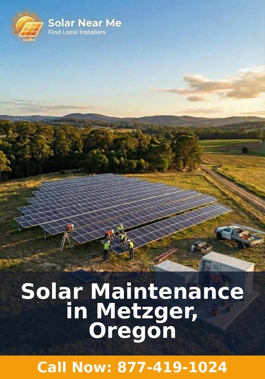 Solar Maintenance in Metzger, Oregon