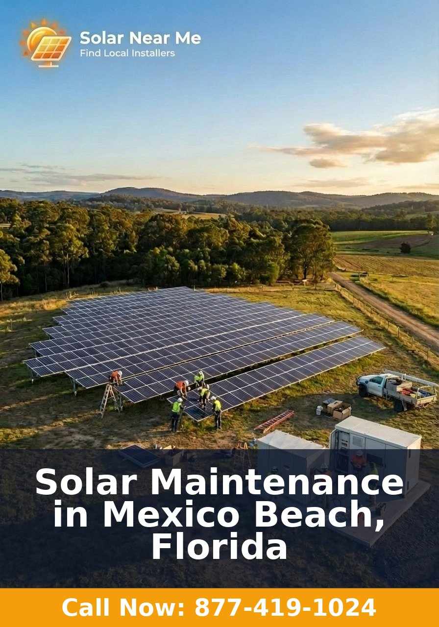 Solar Maintenance in Mexico Beach, Florida