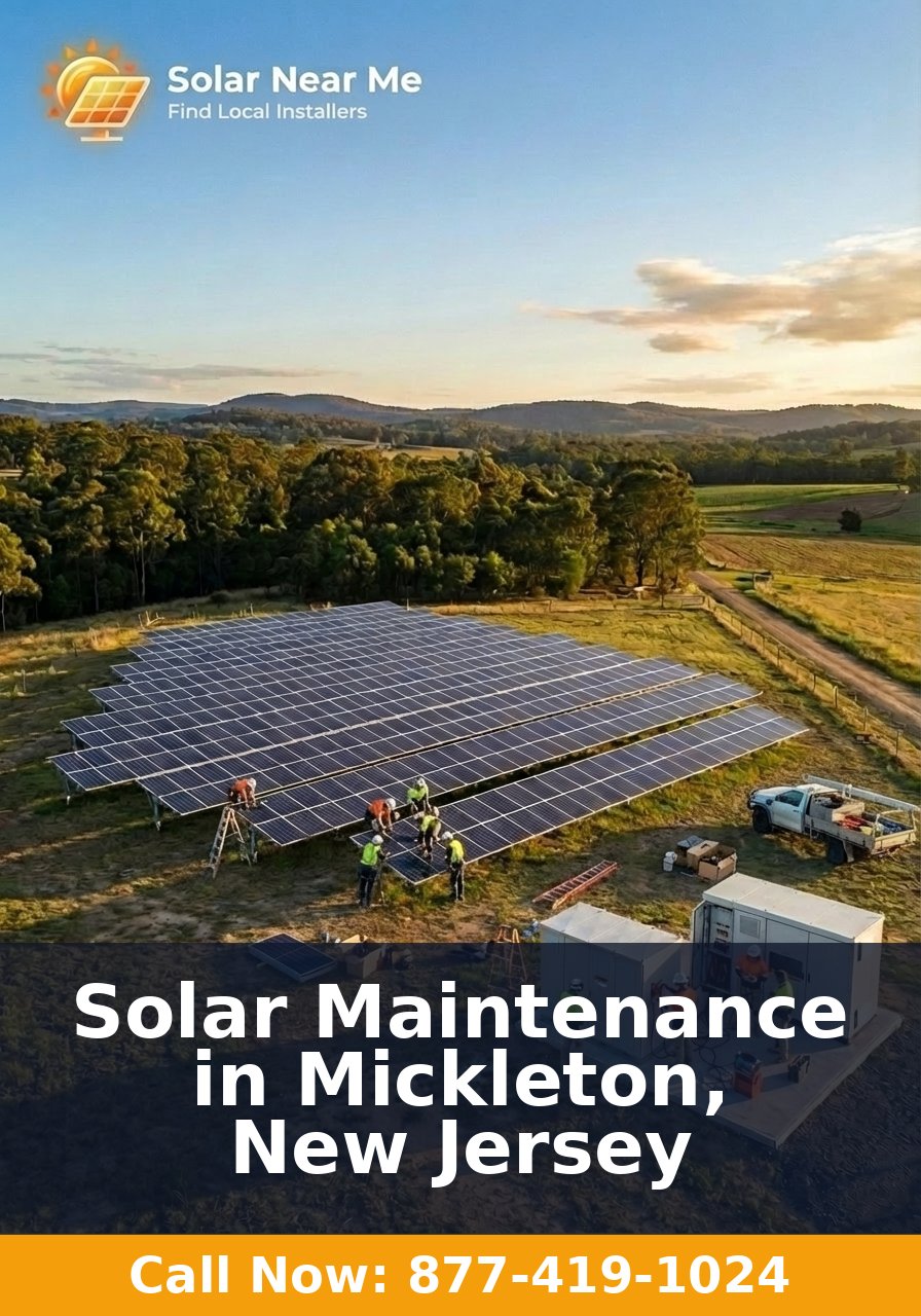 Solar Maintenance in Mickleton, New Jersey