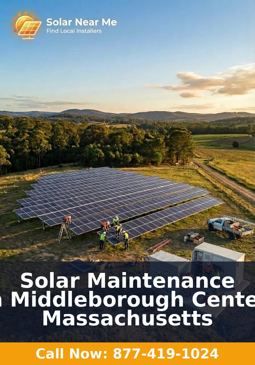 Solar Maintenance in Middleborough Center, Massachusetts