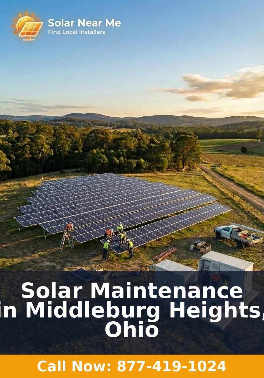 Solar Maintenance in Middleburg Heights, Ohio