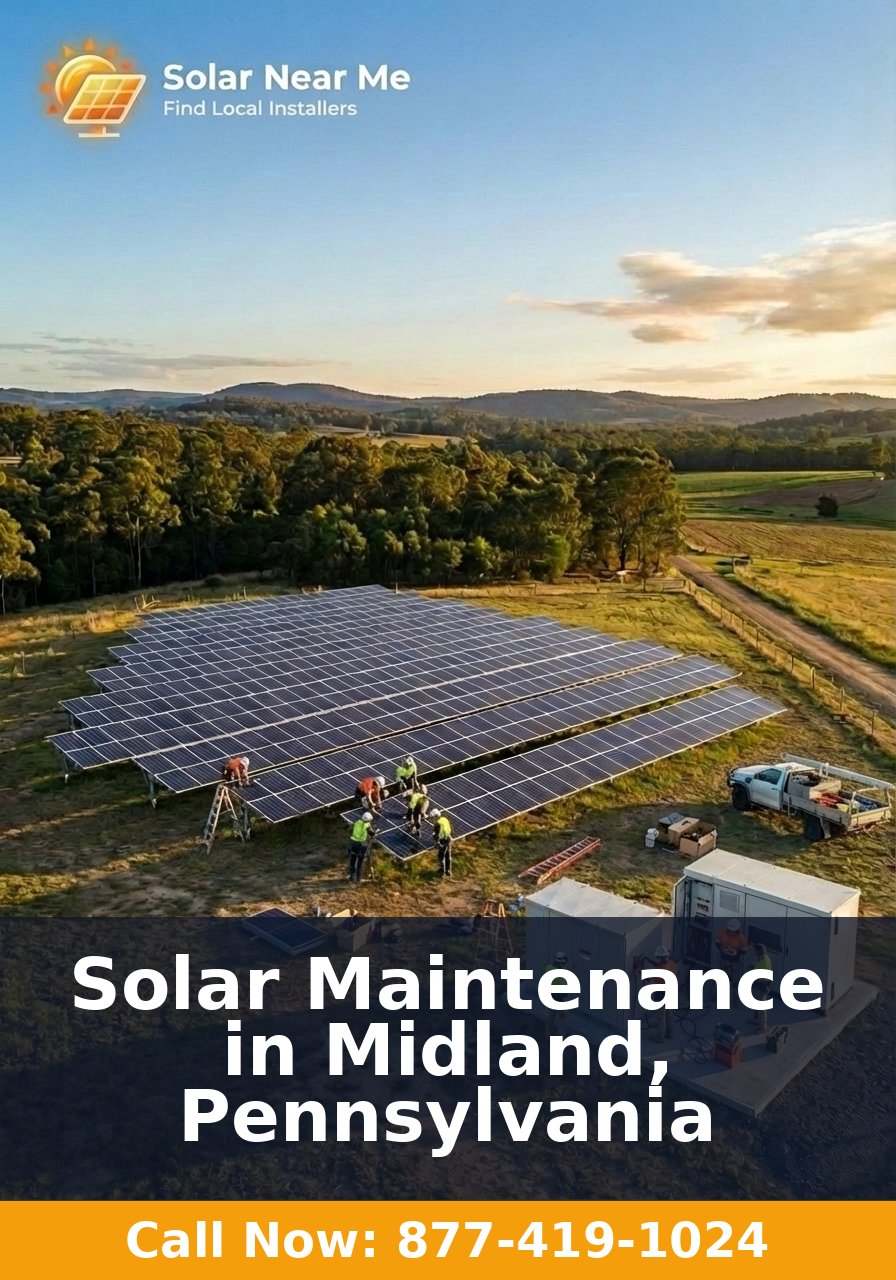 Solar Maintenance in Midland, Pennsylvania