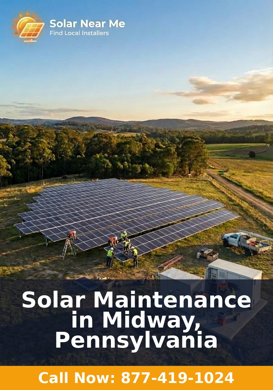 Solar Maintenance in Midway, Pennsylvania