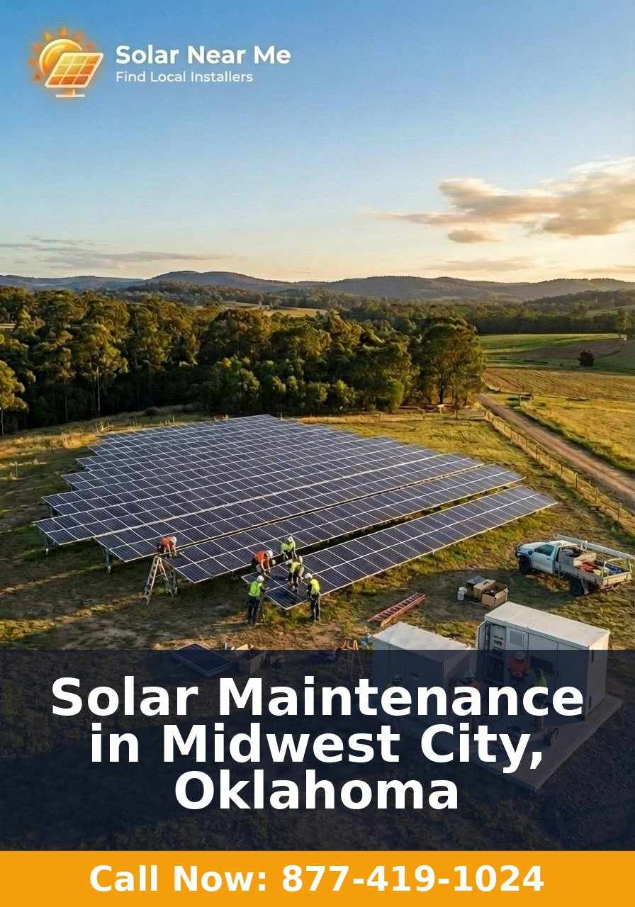 Solar Maintenance in Midwest City, Oklahoma