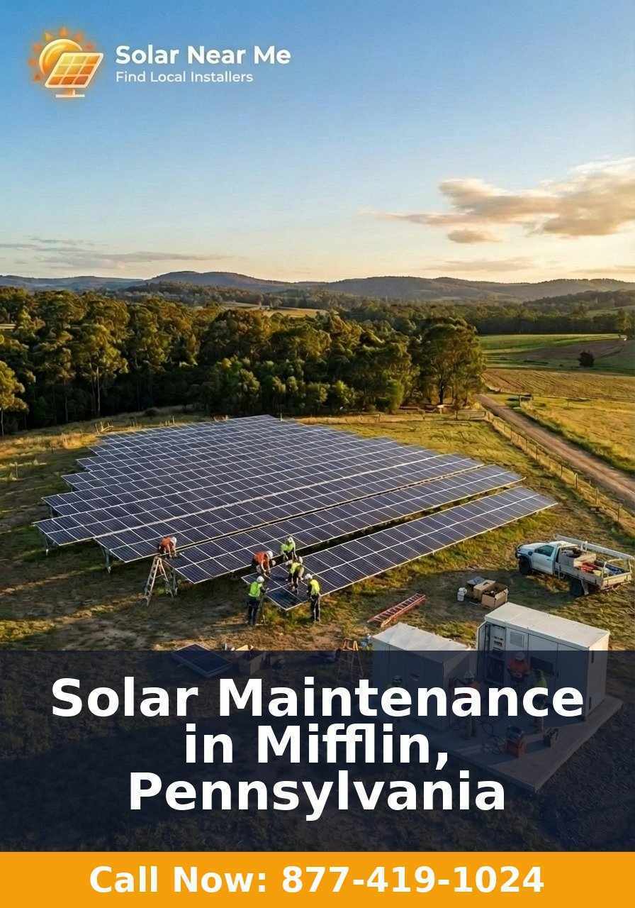 Solar Maintenance in Mifflin, Pennsylvania