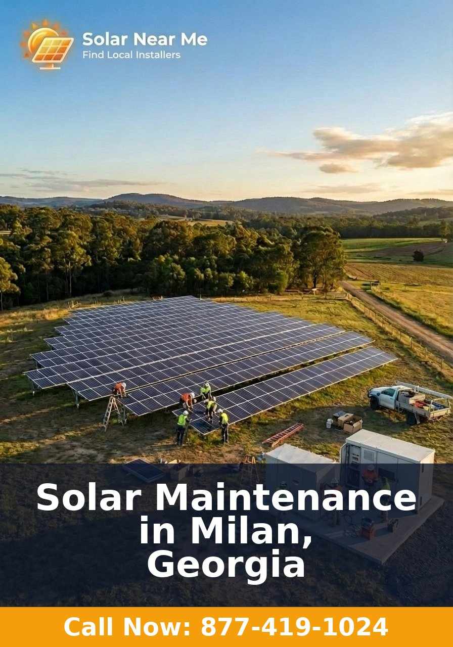 Solar Maintenance in Milan, Georgia