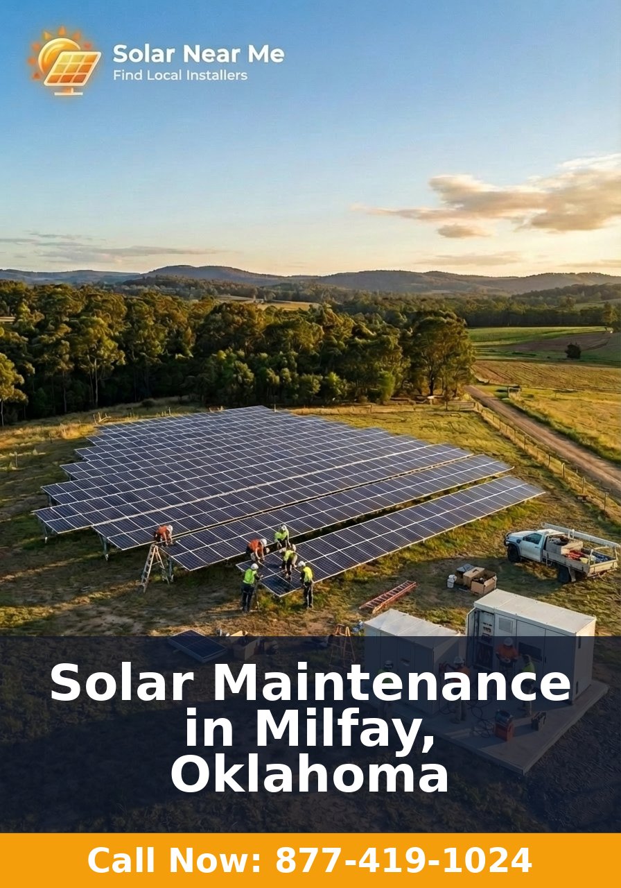 Solar Maintenance in Milfay, Oklahoma