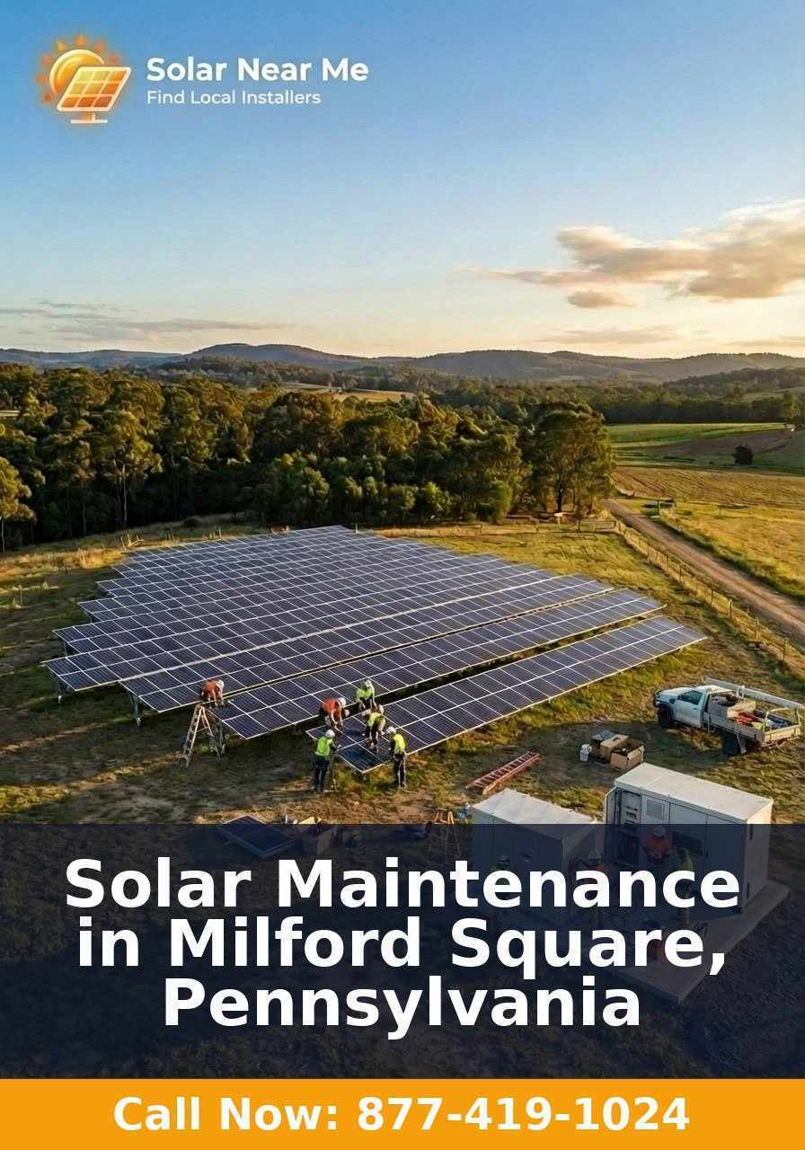 Solar Maintenance in Milford Square, Pennsylvania
