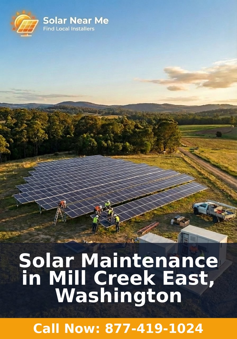 Solar Maintenance in Mill Creek East, Washington