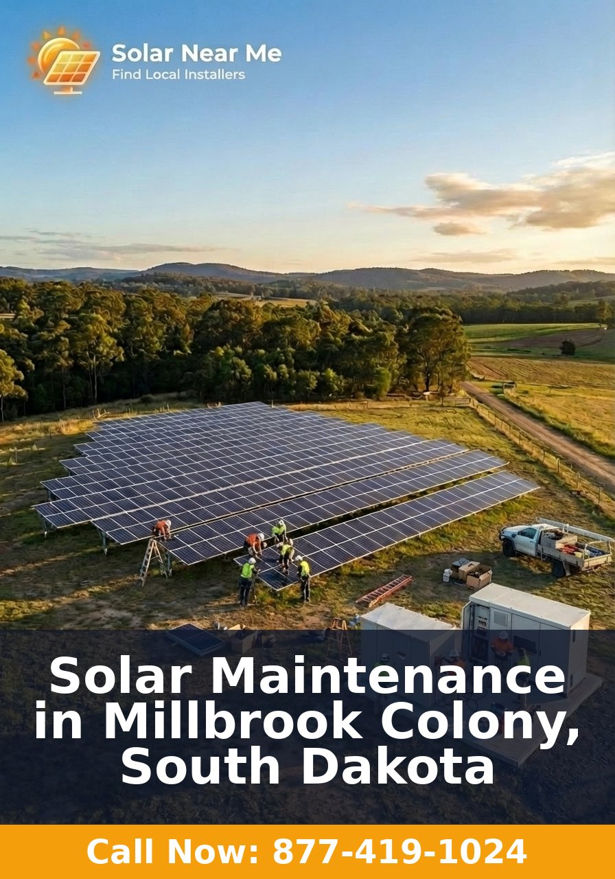 Solar Maintenance in Millbrook Colony, South Dakota